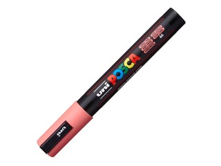 Маркер Uni Posca PC-5M, коралловый