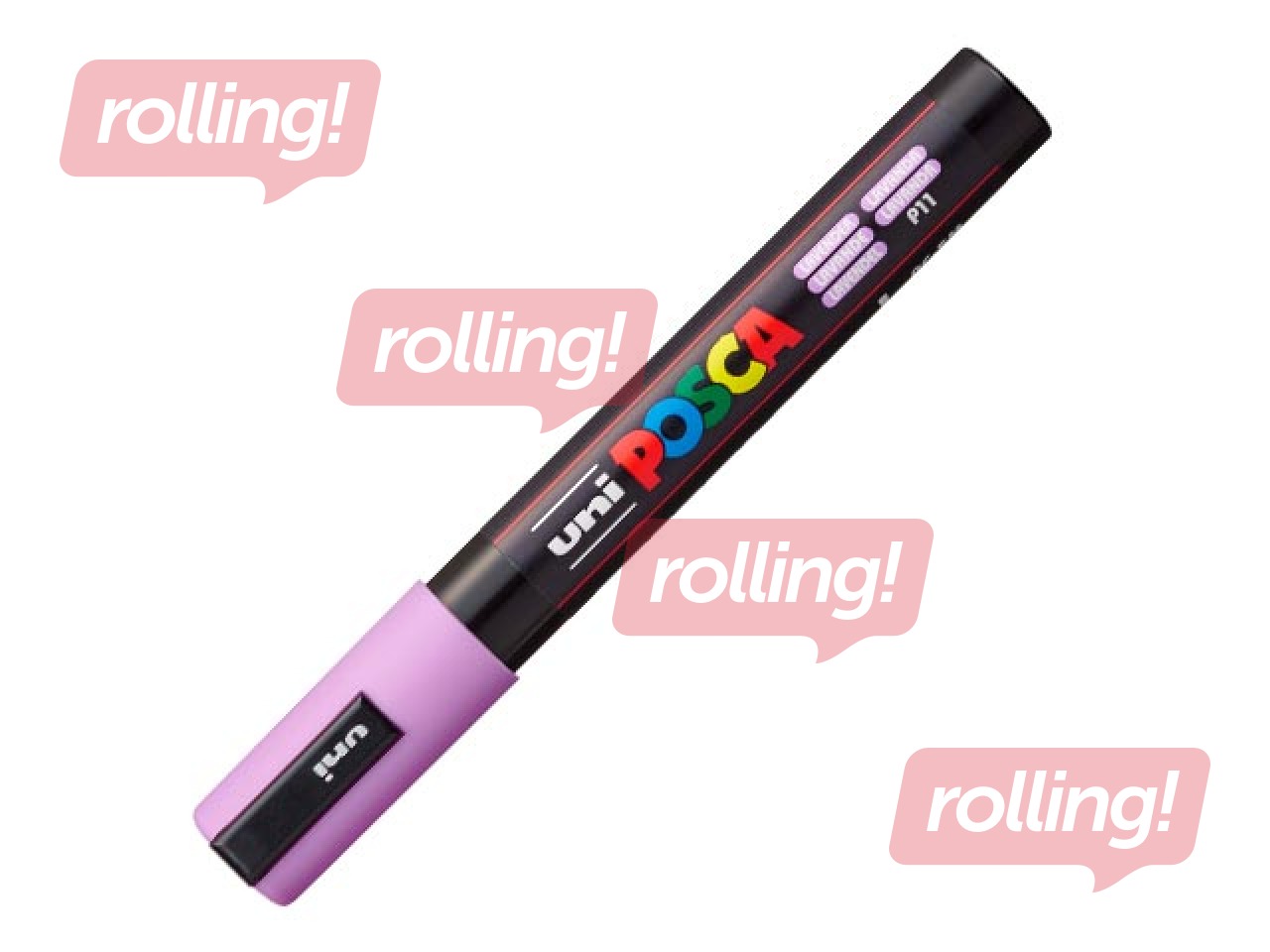 Marker Uni Posca PC-5M, lavendel
