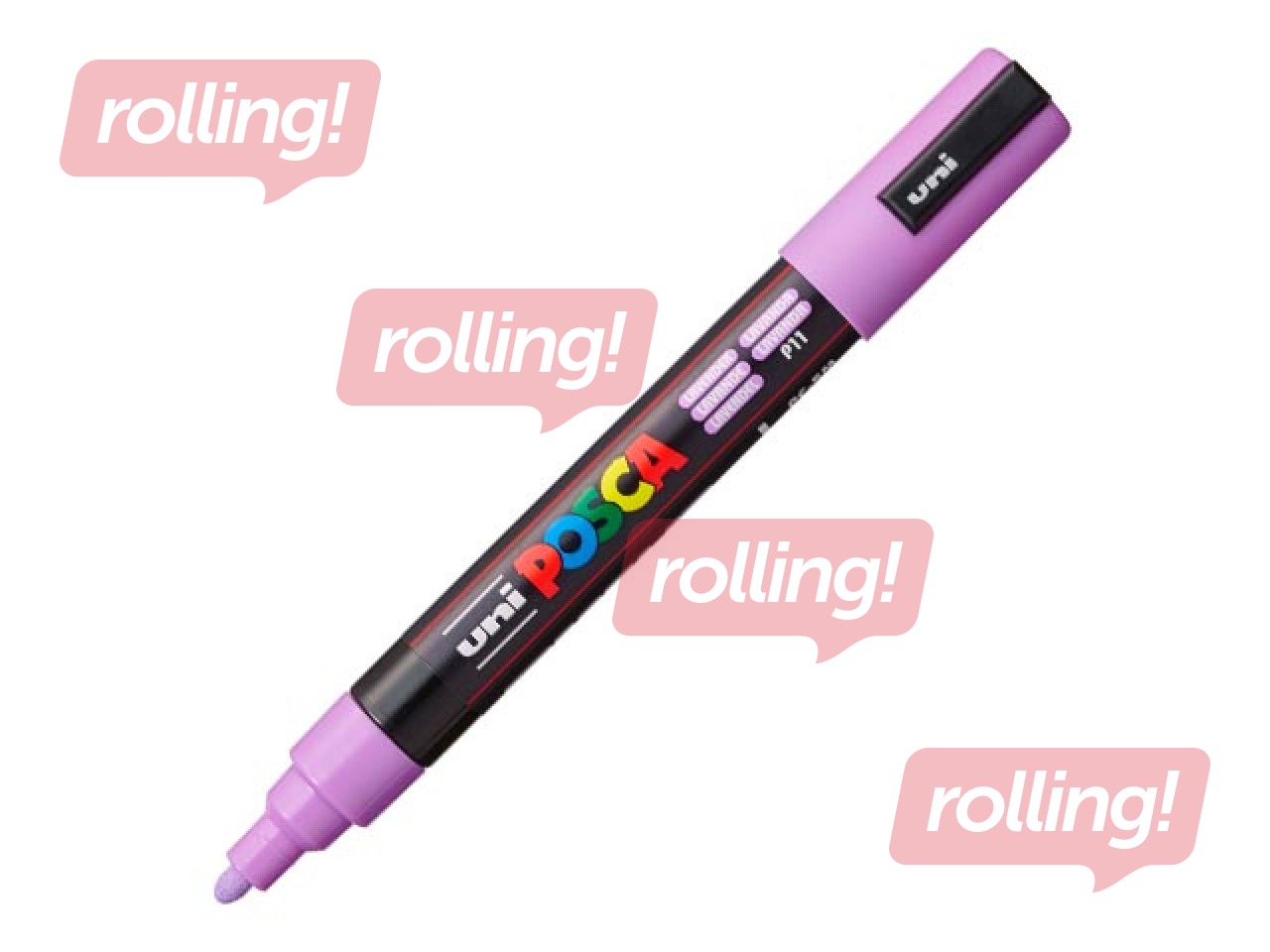 Marker Uni Posca PC-5M, lavendel