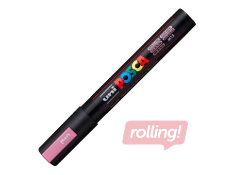 Marker Uni Posca PC-5M, metallikroosa