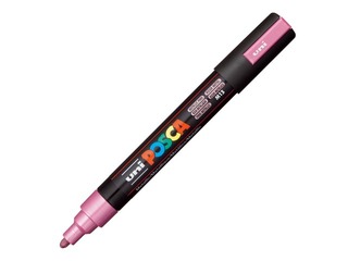 Marker Uni Posca PC-5M, metallikroosa