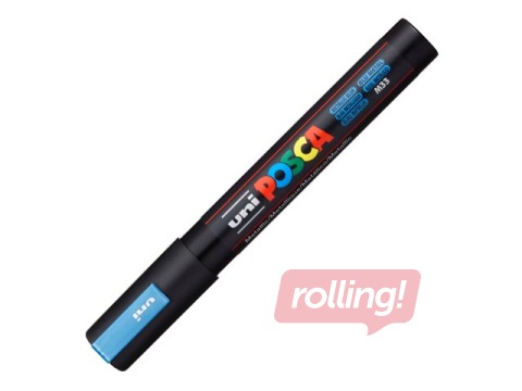 Marker Uni Posca PC-5M, metallsinine