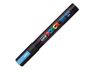 Marķieris Uni Posca PC-5M, metalizēti zils
