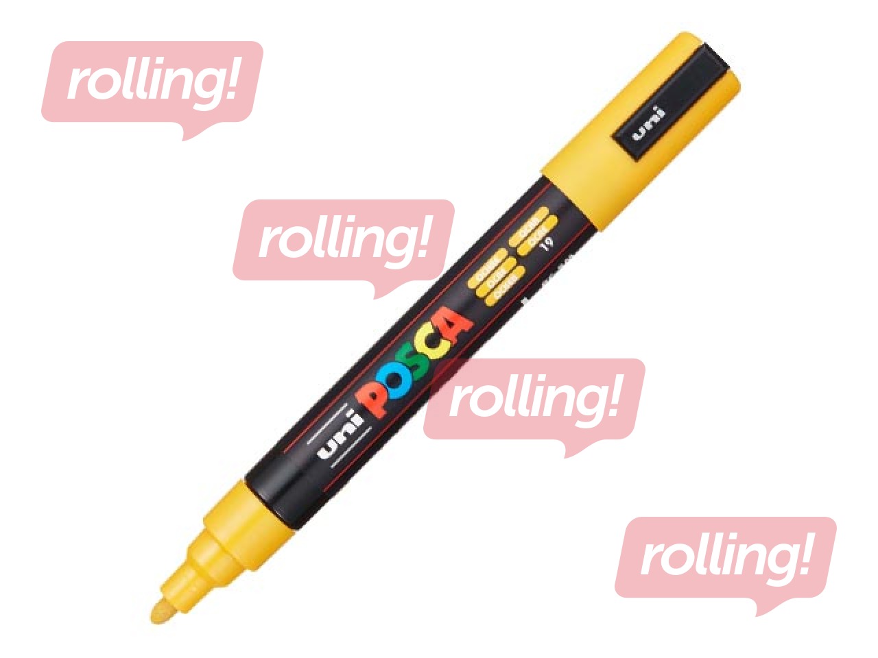 Marker Uni Posca PC-5M, ochre