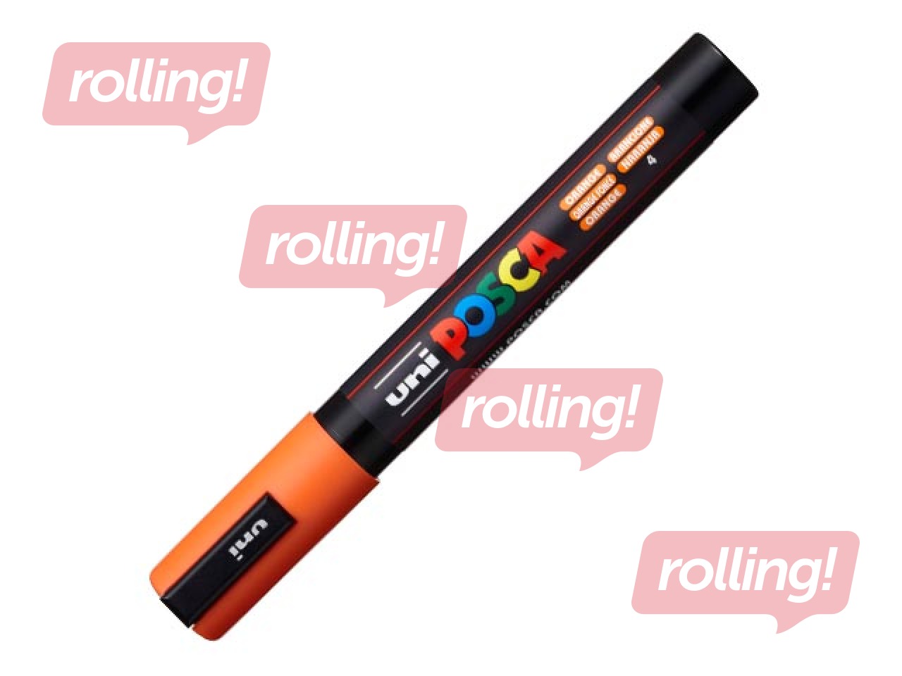 Marker Uni Posca PC-5M, oranž