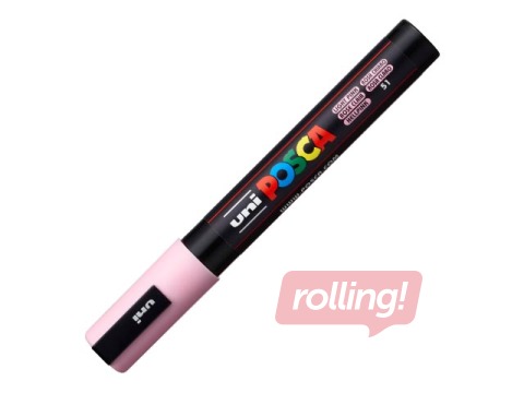Marker Uni Posca PC-5M, pastellroosa