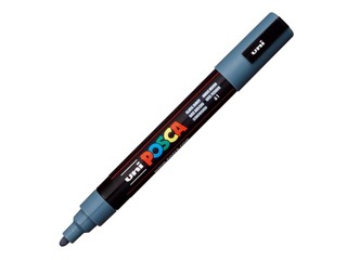 Маркер Uni Posca PC-5M, серо-голубой