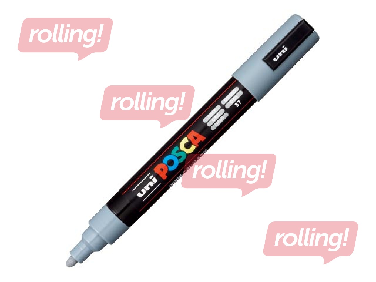 Marker Uni Posca PC-5M, hall