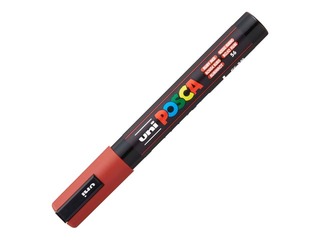 Marker Uni Posca PC-5M, rubiinpunane
