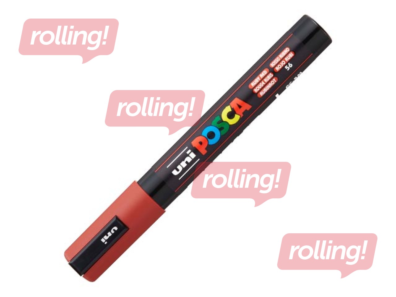Marker Uni Posca PC-5M, ruby red