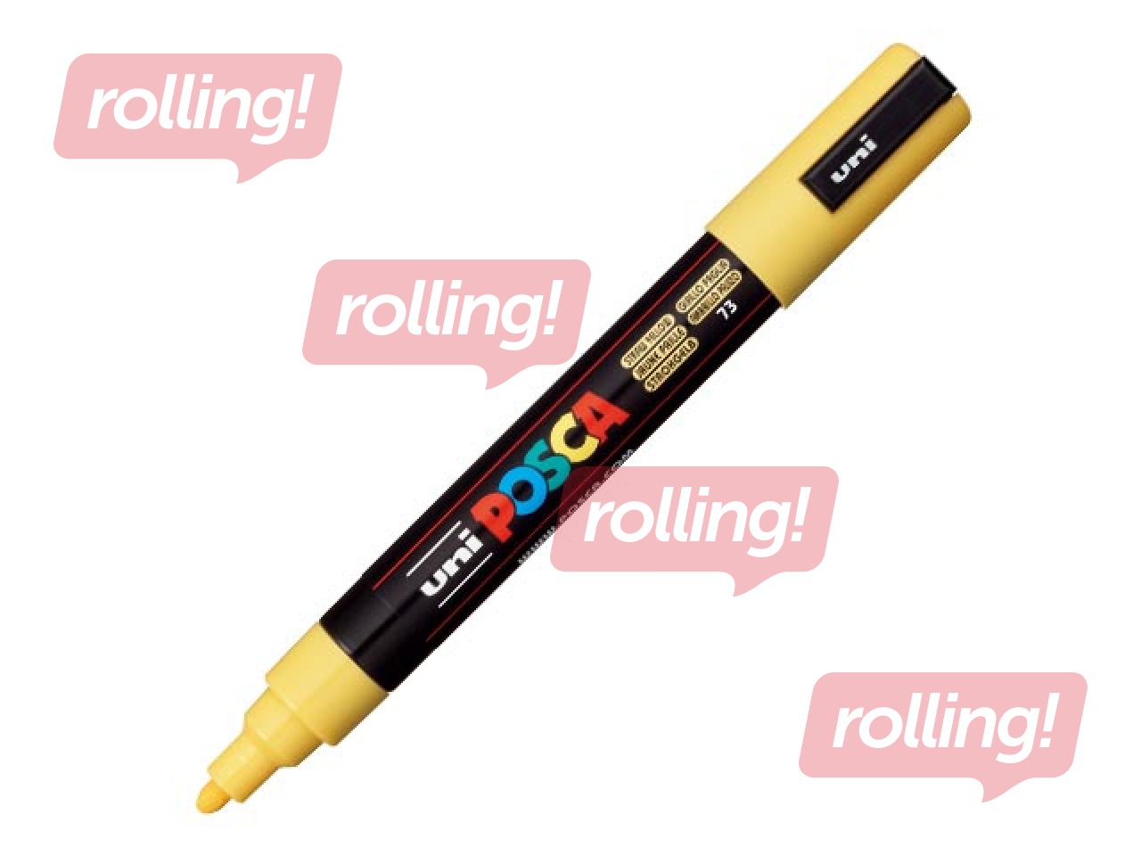 Marker Uni Posca PC-5M, straw yellow