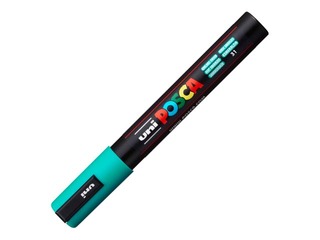 Маркер Uni Posca PC-5M, изумрудно-зелёный