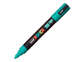 Маркер Uni Posca PC-5M, изумрудно-зелёный