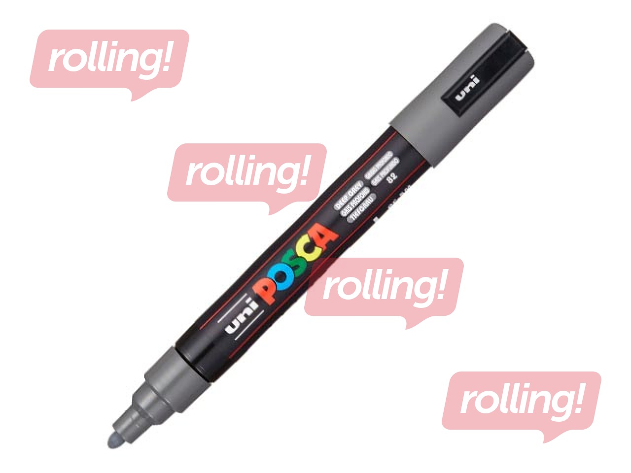 Marker Uni Posca PC-5M, tumehall