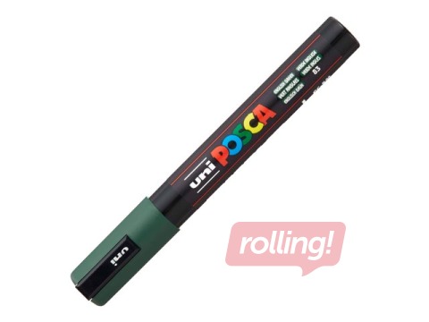 Marker Uni Posca PC-5M, tume roheline