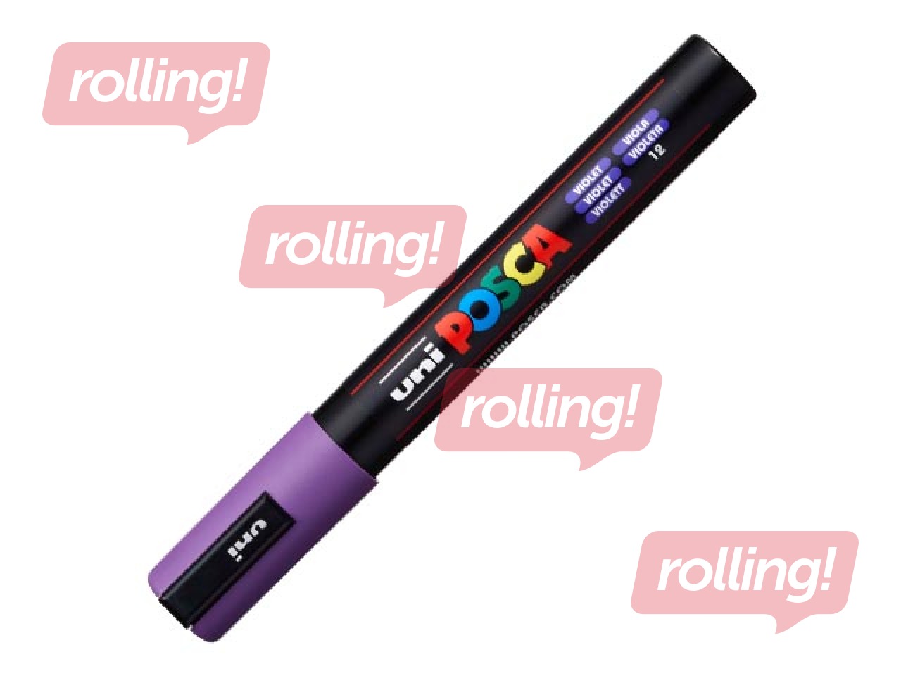 Marker Uni Posca PC-5M, lilla