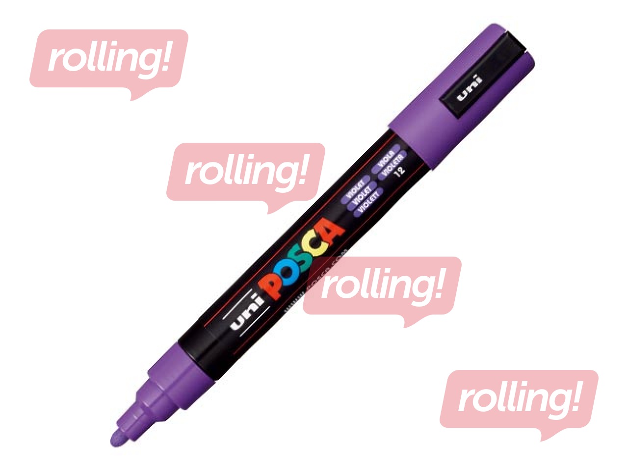 Marker Uni Posca PC-5M, lilla