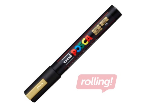 Marker Uni Posca PC-5M, gold