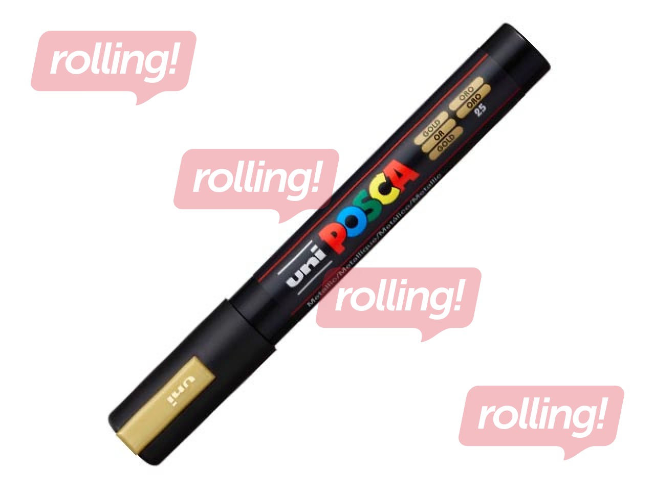 Marker Uni Posca PC-5M, gold