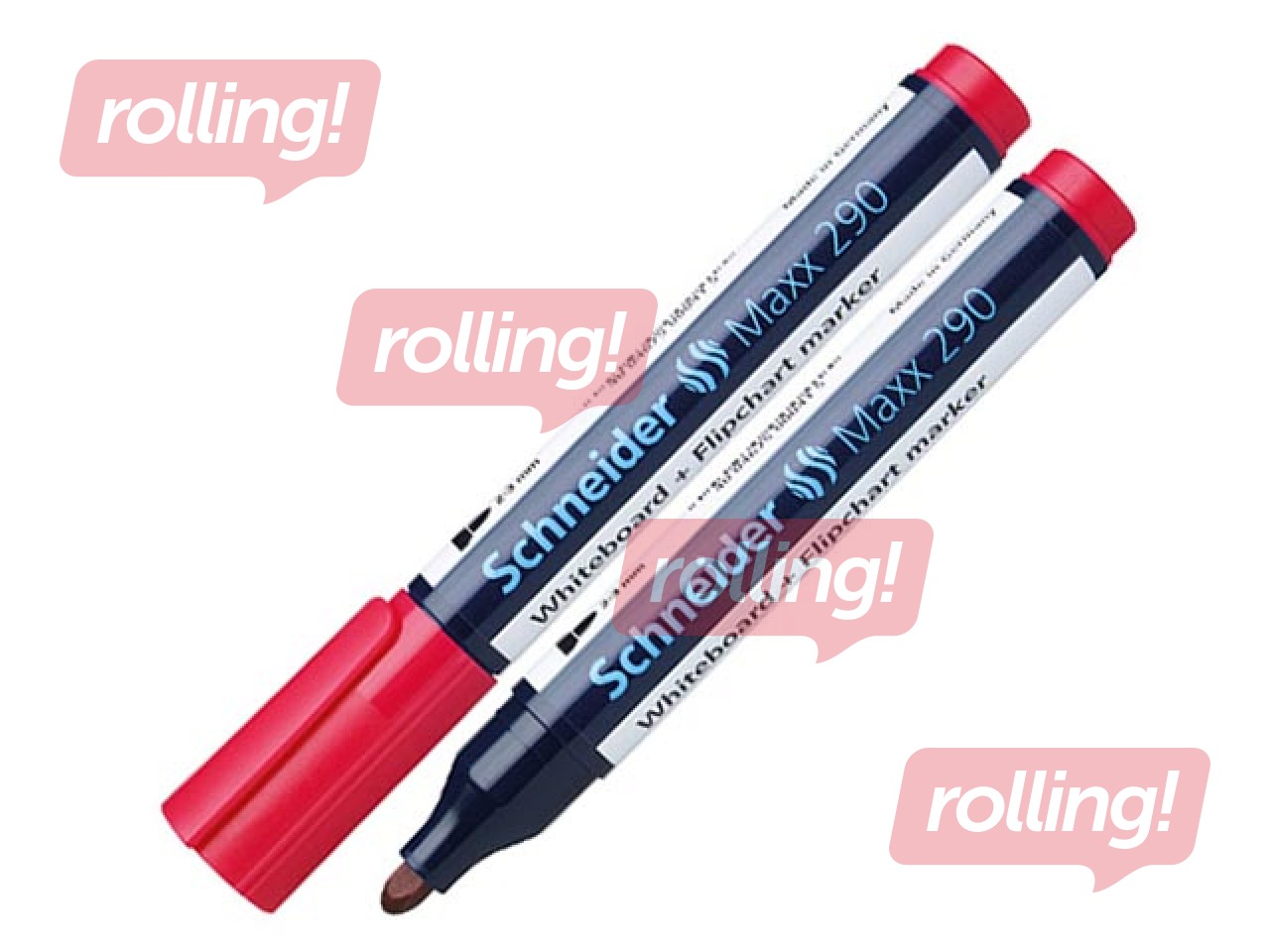 Whiteboard marker, Schneider 290, red