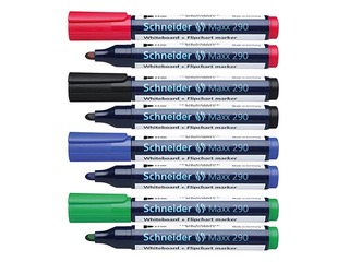 Whiteboard marker, Schneider 290, set 4pcs.