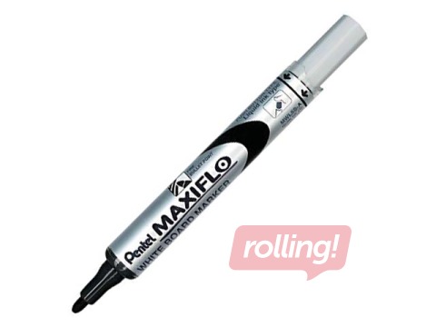 Tahvlimarker Pentel Maxiflo, ümmargune, must