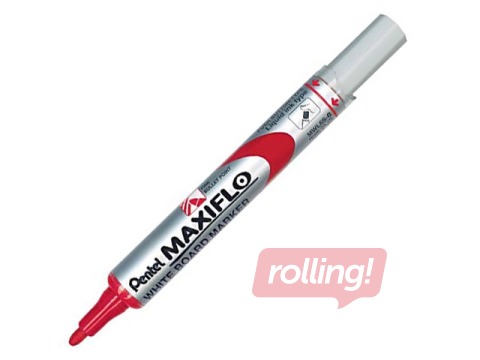 Tahvlimarker Pentel Maxiflo, ümmargune, punane
