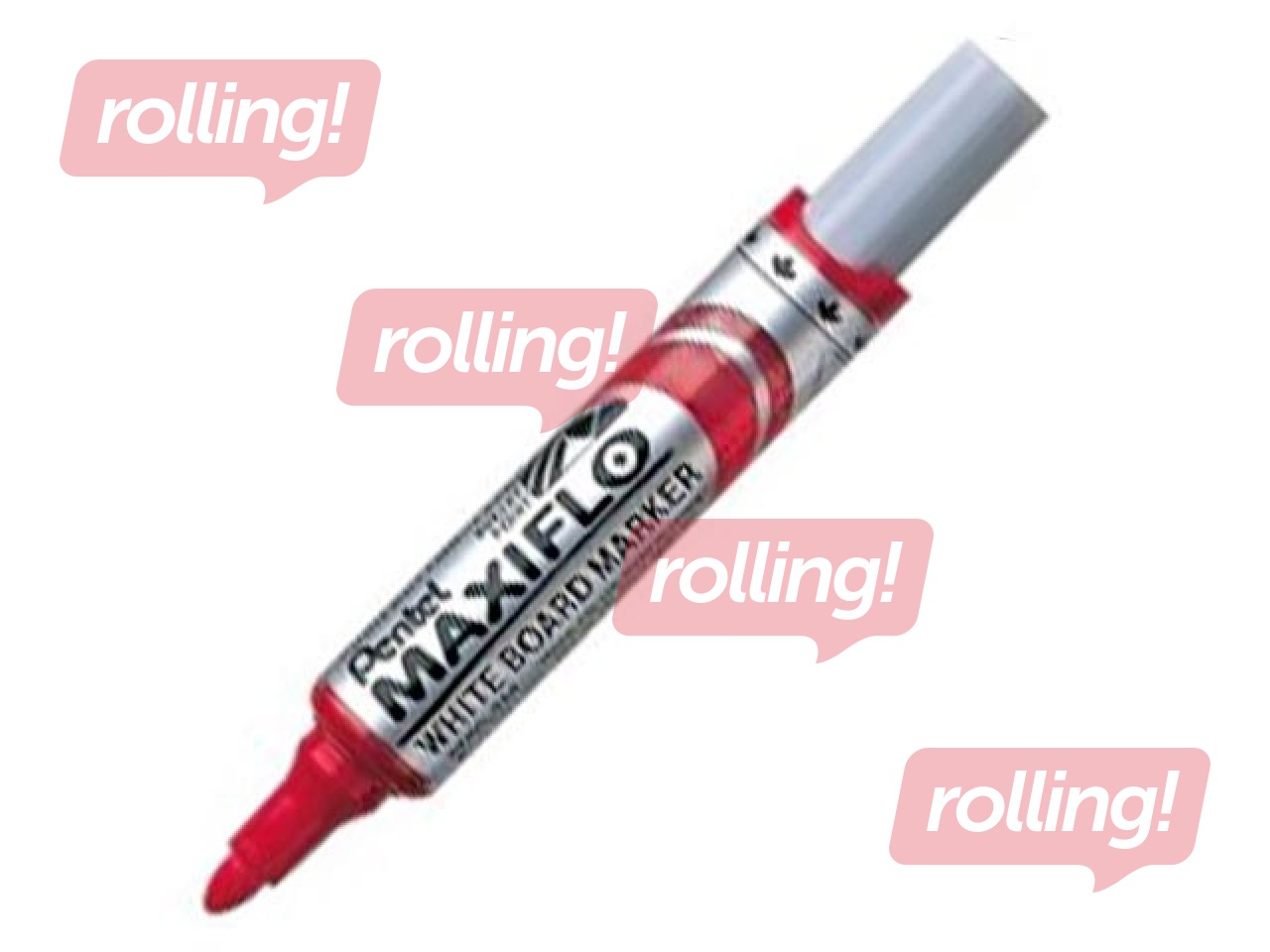 Tahvimarker  Pentel Maxiflo, 6 mm, punane