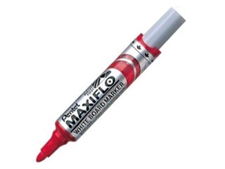 Whiteboard Marker Pentel Maxiflo, 6 mm, red