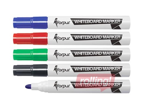 Tahvlimarker Forpus, ümmargune ots, punane