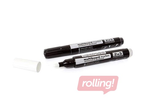 Marker for glass boards, 2x3, black