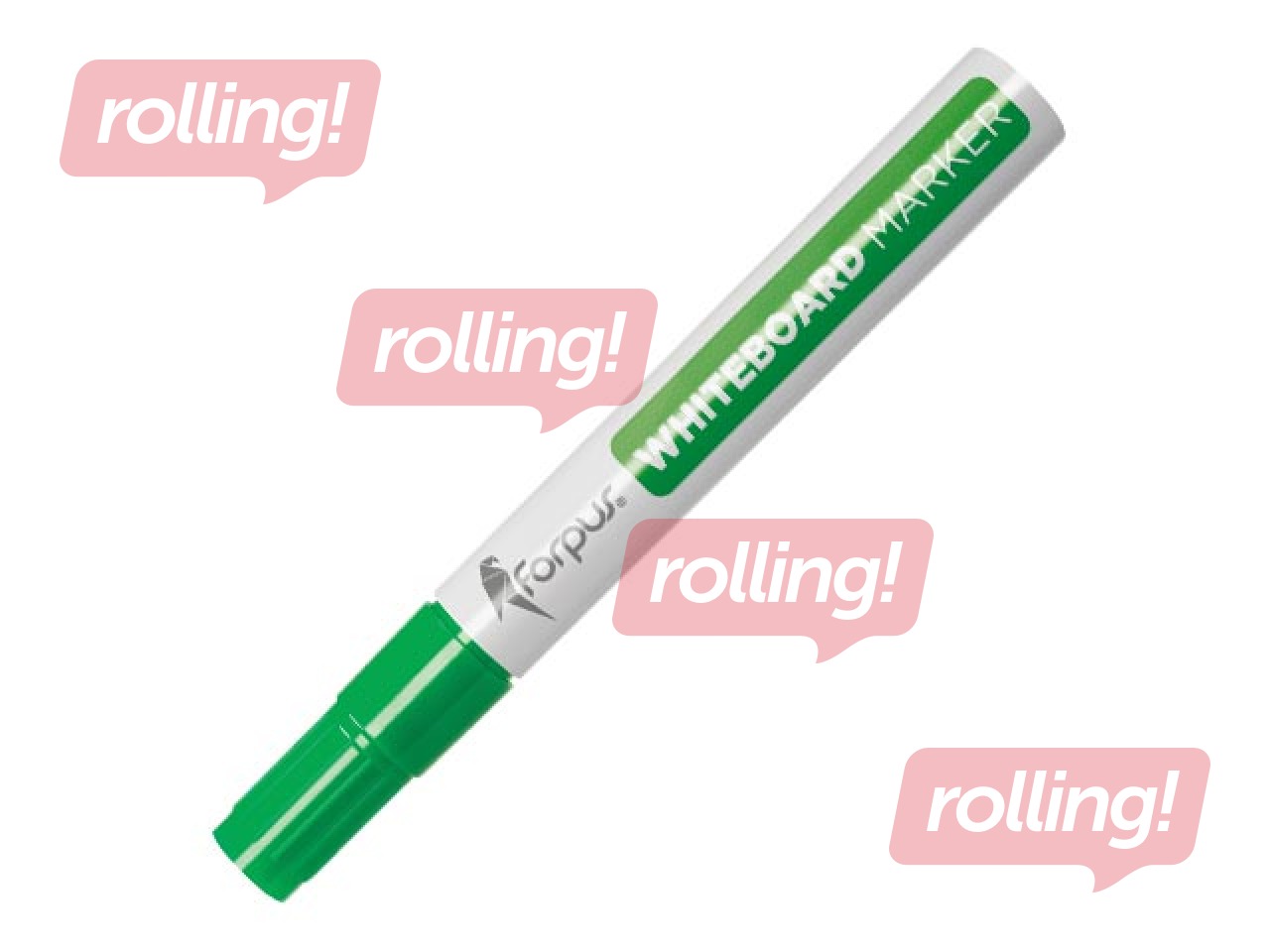 Tahvlimarker Forpus, ümar, roheline