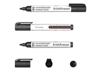 Marker valgele tahvlile, Erich Krause, LW-600, ümar, must