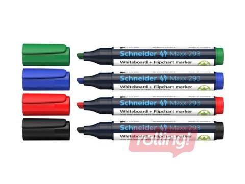 Markerite komplekt valgele tahvlile ja pabertahvlile Schneider 293, 2–5mm