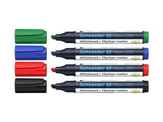 Markerite komplekt valgele tahvlile ja pabertahvlile Schneider 293, 2–5mm