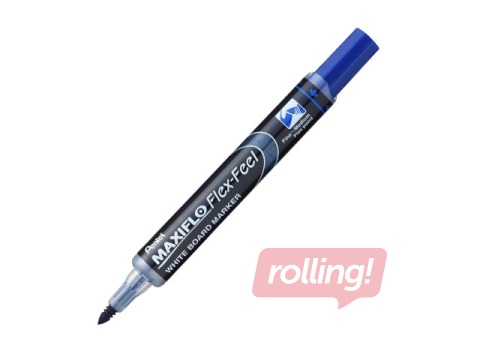 Tahvlimarker, Pentel Maxiflo Flexfeel, kooniline ots, 4 mm, sinine