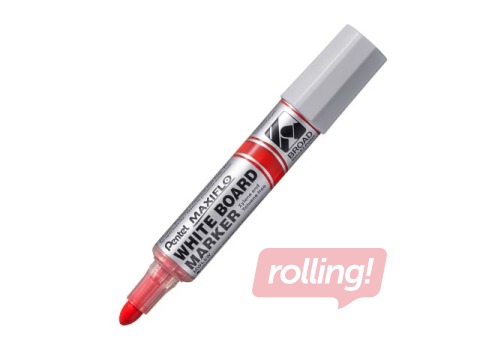 Tahvlimarker Pentel Maxiflo, 8 mm, kooniline ots, punane