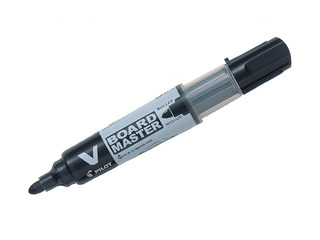 Маркер для белых досок Pilot V Board Master, круглый, черный