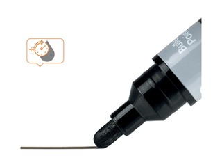 Valge tahvli markerid Nobo Liquid, ümmargune ots, 3 mm, 6 tk