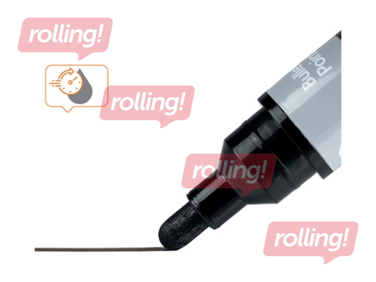 Valge tahvli markerid Nobo Liquid, ümmargune ots, 3 mm, 6 tk +Jaanipäeva kingitus!