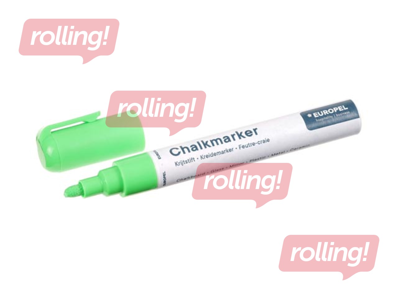 Kriidimarker Europel, 6 mm, 8 värvi