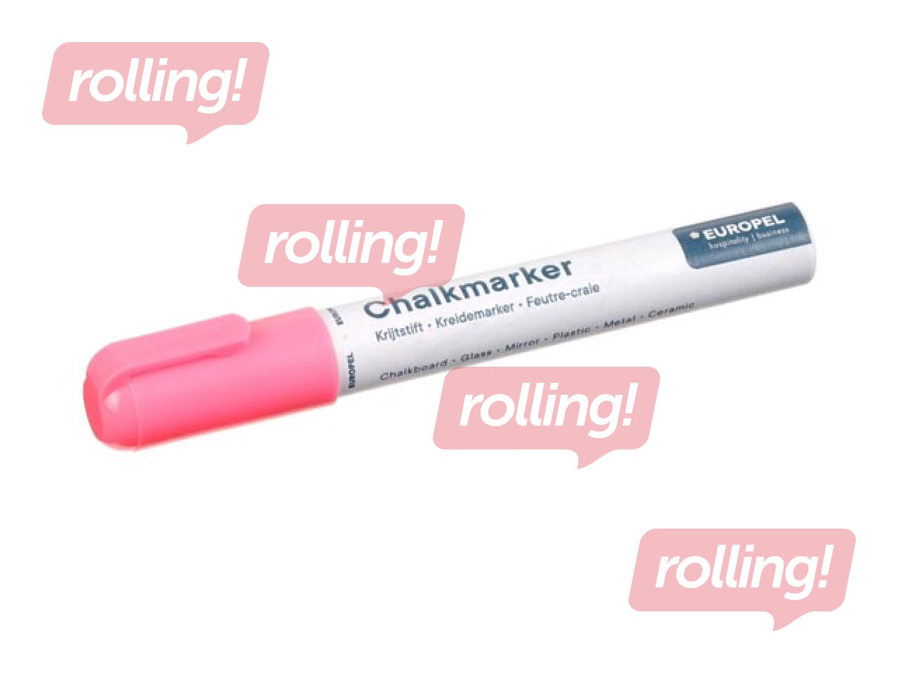 Kriidimarker Europel, 6 mm, 8 värvi