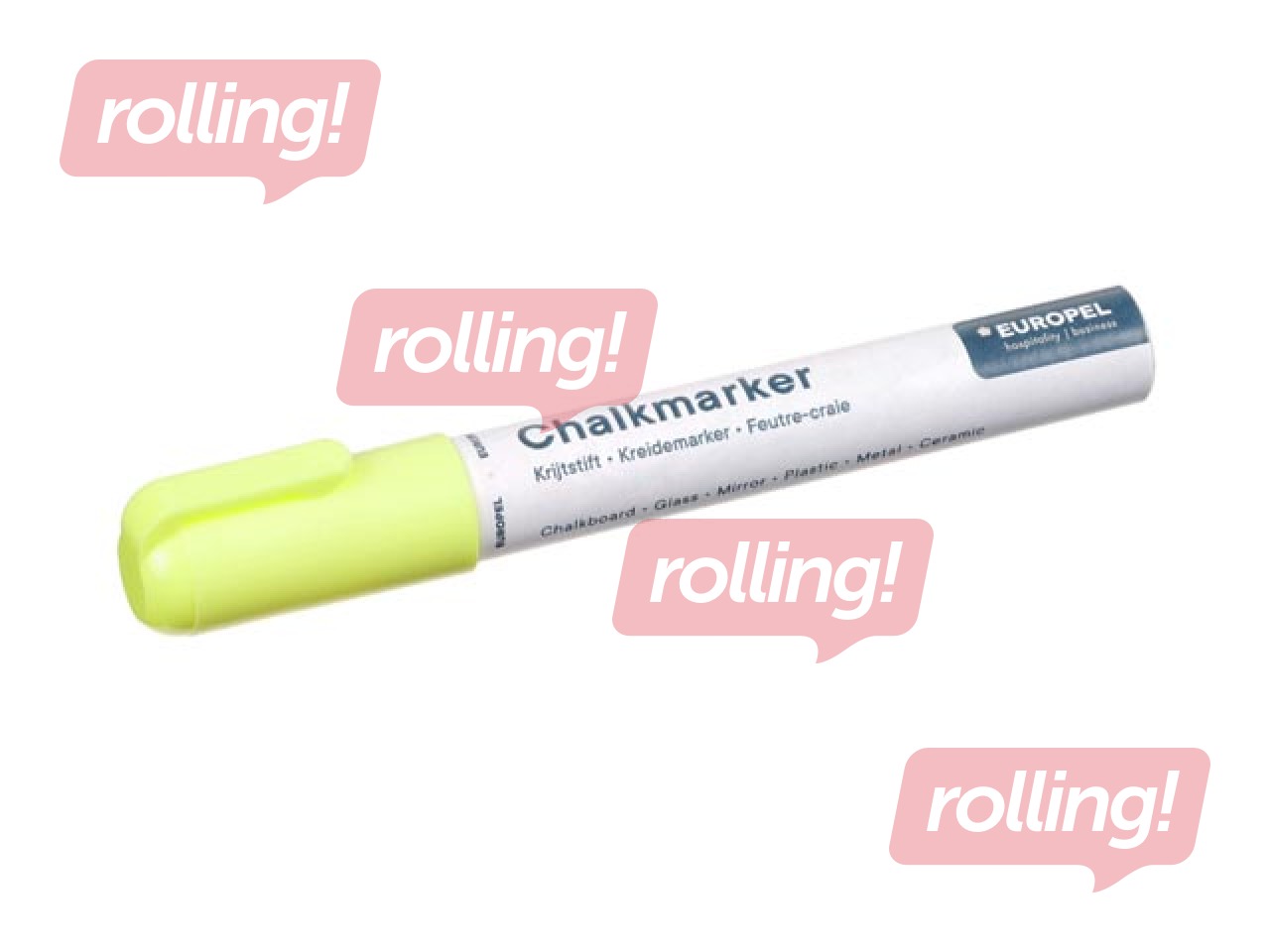 Kriidimarker Europel, 6 mm, 8 värvi