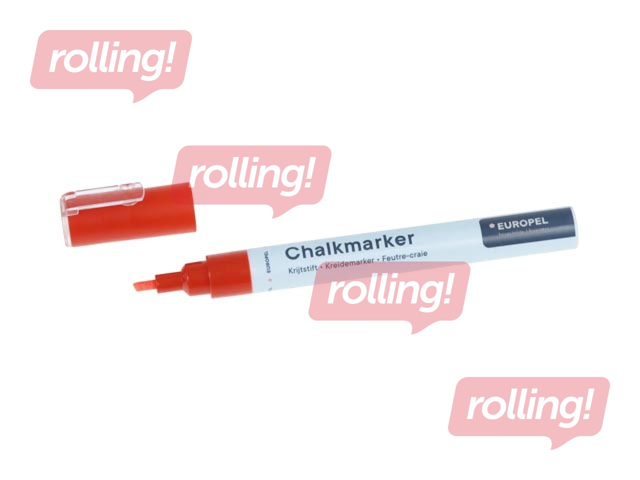 Krīta marķieru komplekts Europel, 3 mm, 8 krāsas