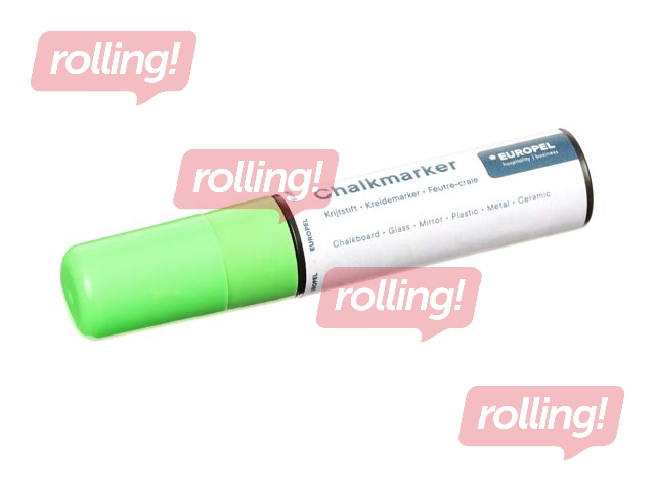 Chalk marker Europel, 15 mm, 8 colours