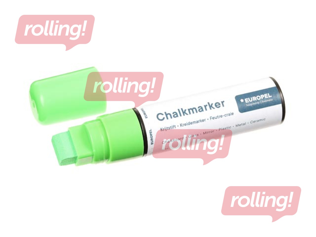 Chalk marker Europel, 15 mm, 8 colours