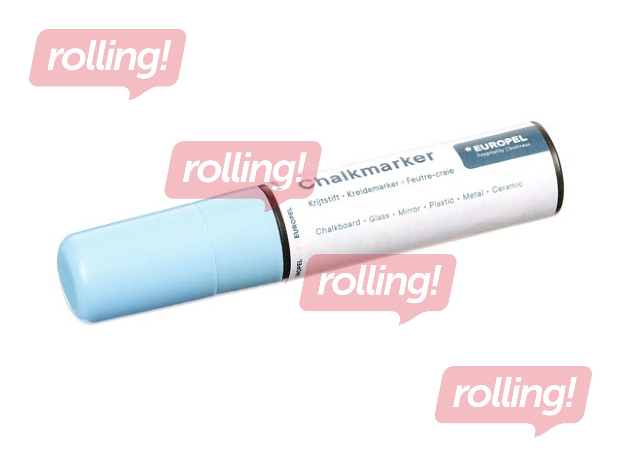 Chalk marker Europel, 15 mm, 8 colours