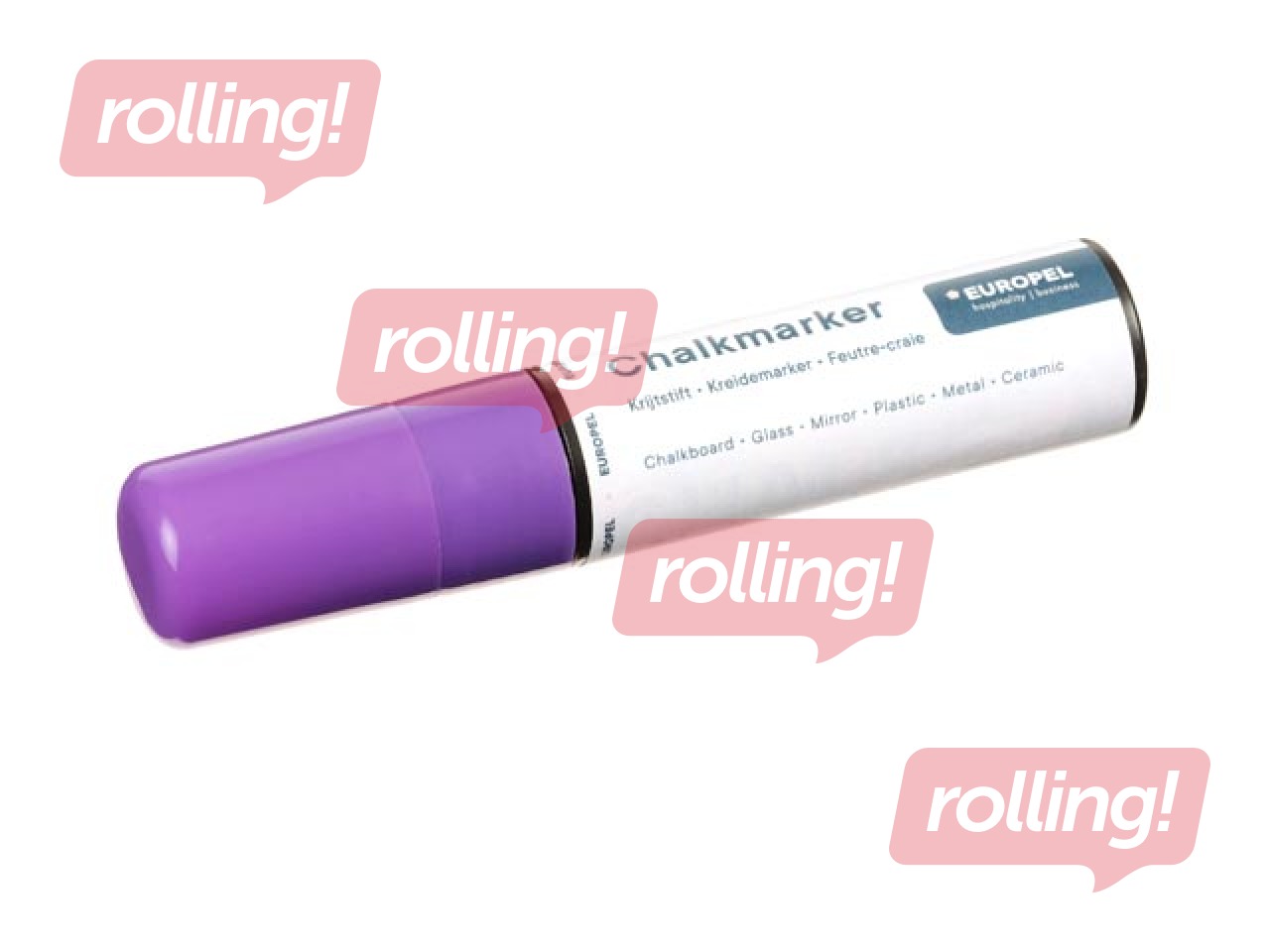 Chalk marker Europel, 15 mm, 8 colours