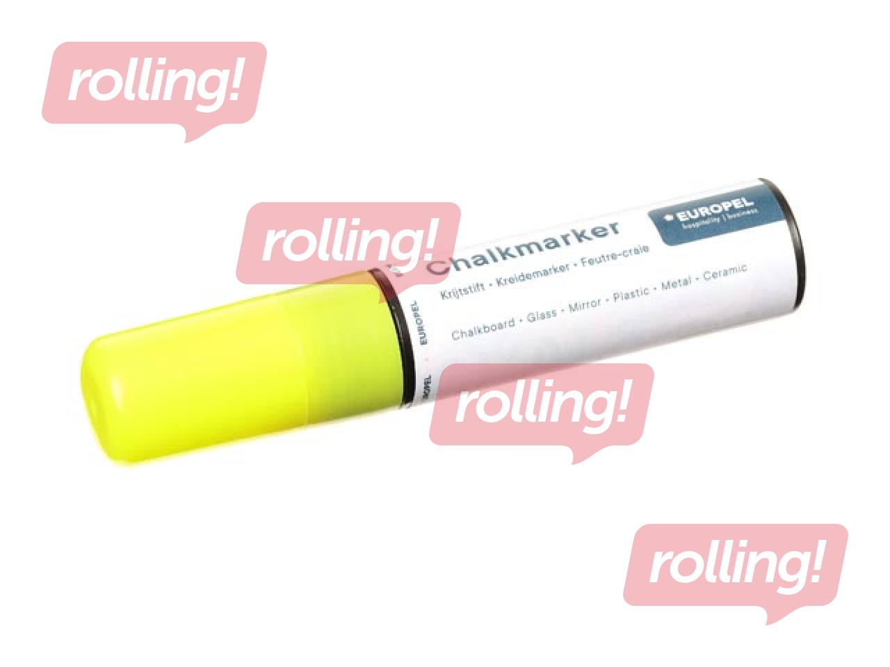 Chalk marker Europel, 15 mm, 8 colours