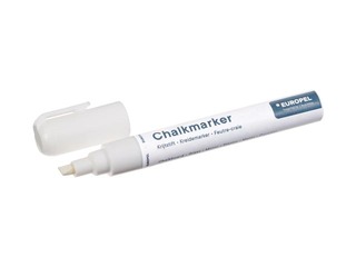 Kriidimarker Europel, valge, 6mm